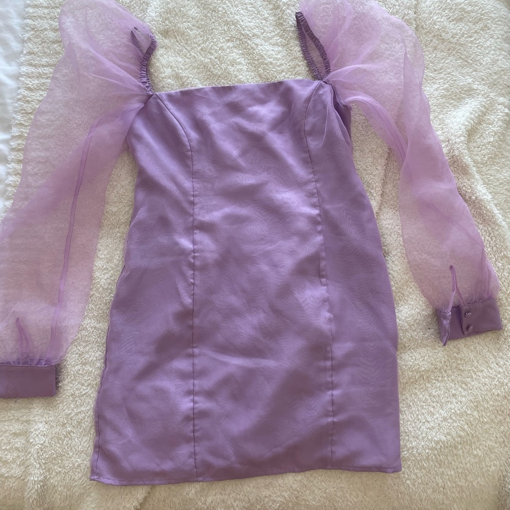 NEW Lovers and friends lilac chiffon dress